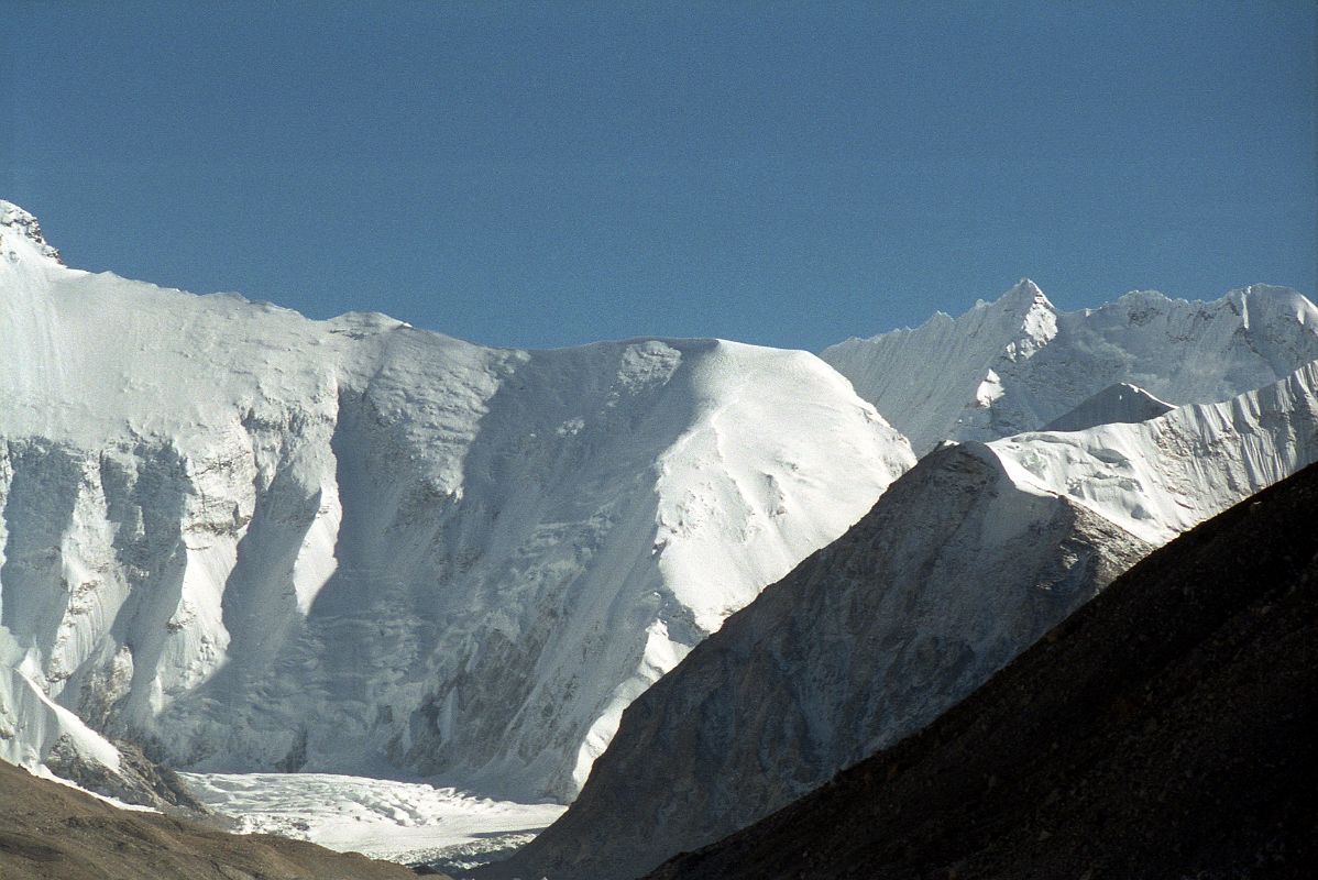 27 Everest West Ridge And Nuptse Close Up From Rongbuk Glacier Beyond Everest North Base Camp 